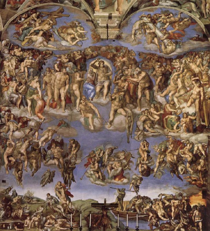 Michelangelo Buonarroti Last Judgement oil painting picture